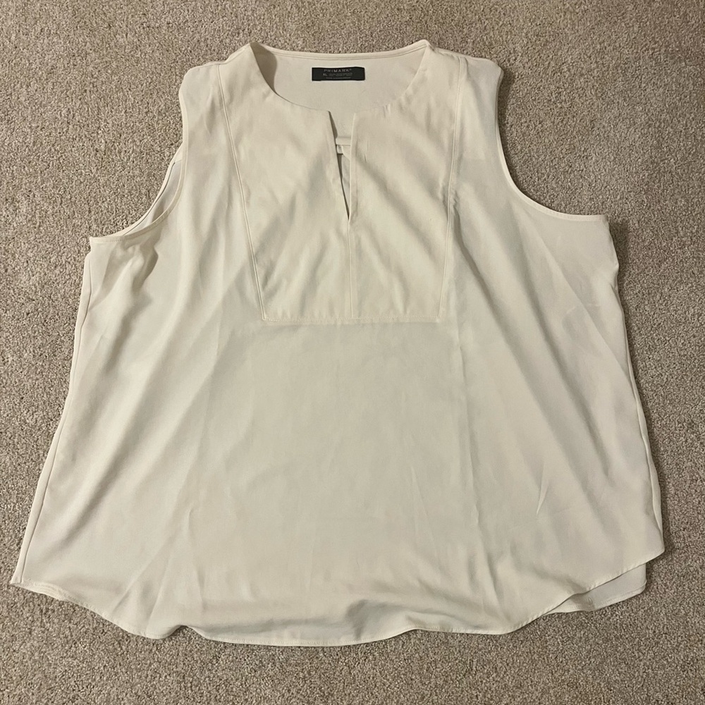 Primark Cream Sleeveless Blouse